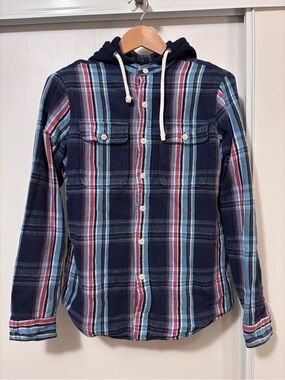 Vintage Ralph Lauren Outfitters Plaid Flannel Jacket Size Medium Mens Thick